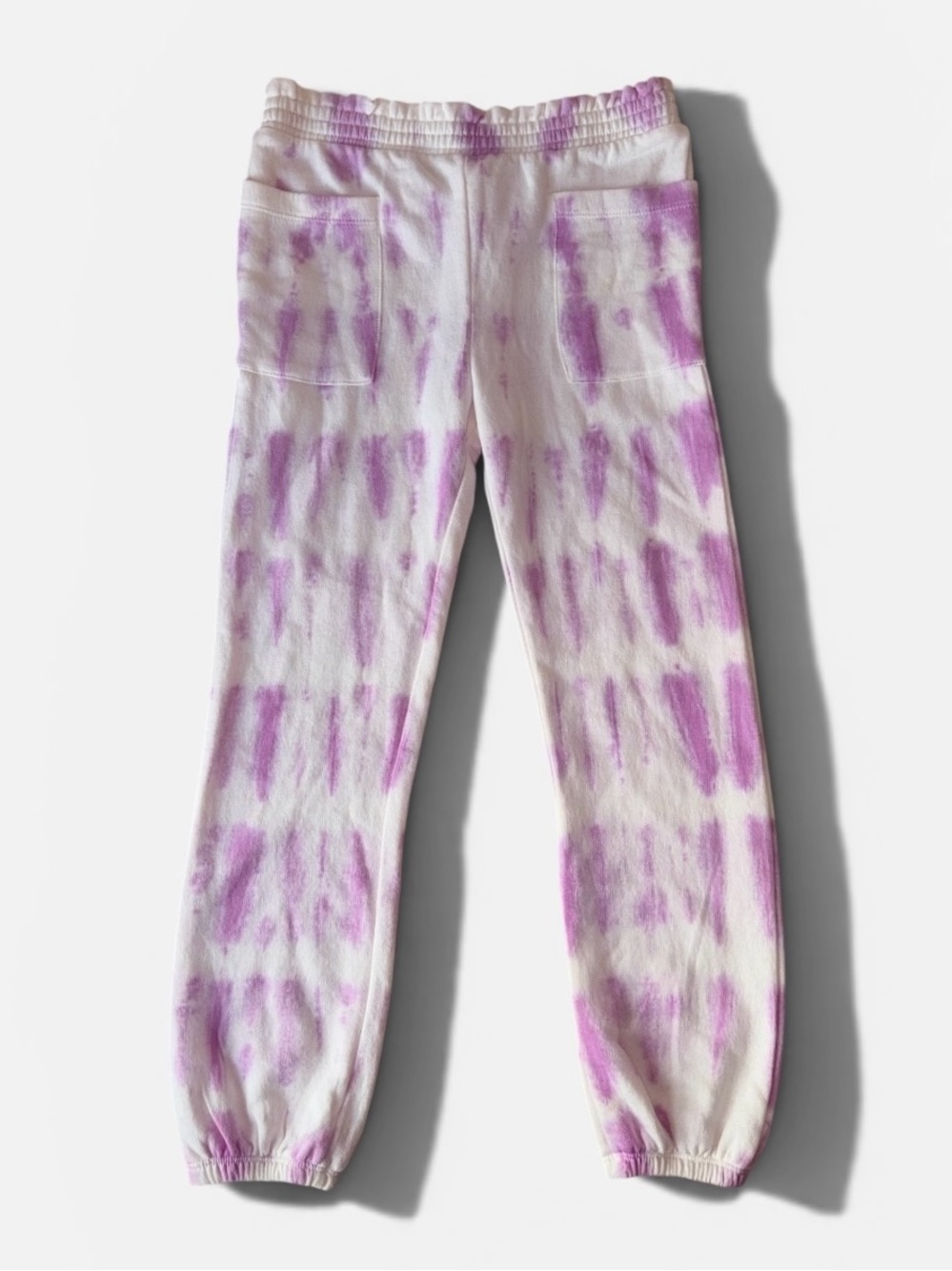 Tucker Tate Kids Sweatpants pink and white tye Die. 8